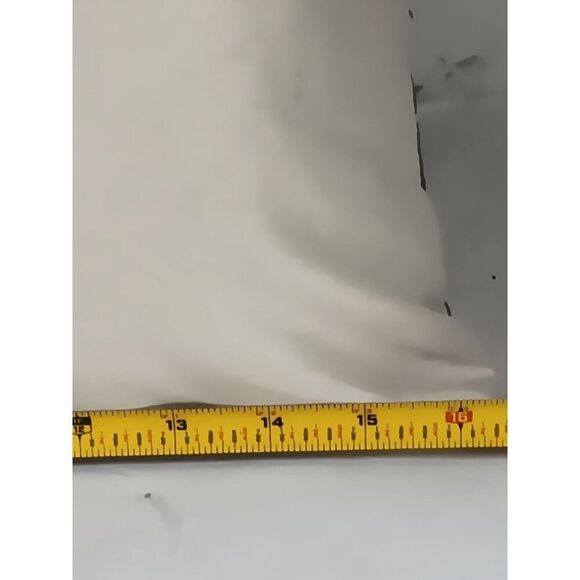 Pier One Throw Pillow w/ Insert Floral Design Embroidered 17”x17” Zipper Cheery - Picture 5 of 6